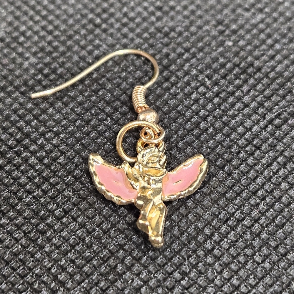 Cherub Fishhook Earrings